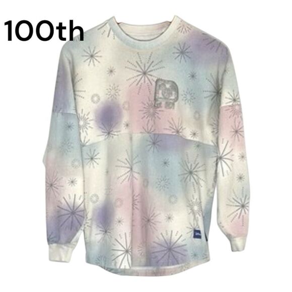 Disney 100th Anniversary Jersey  Pink and Purple Tie-Dye  preowned - Picture 1 of 10